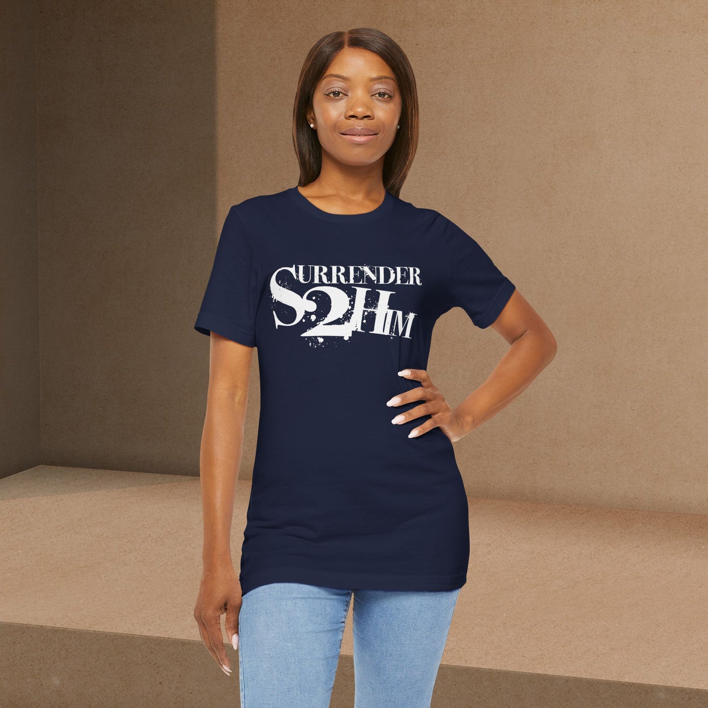 S2H Unisex B Tee with White Logo