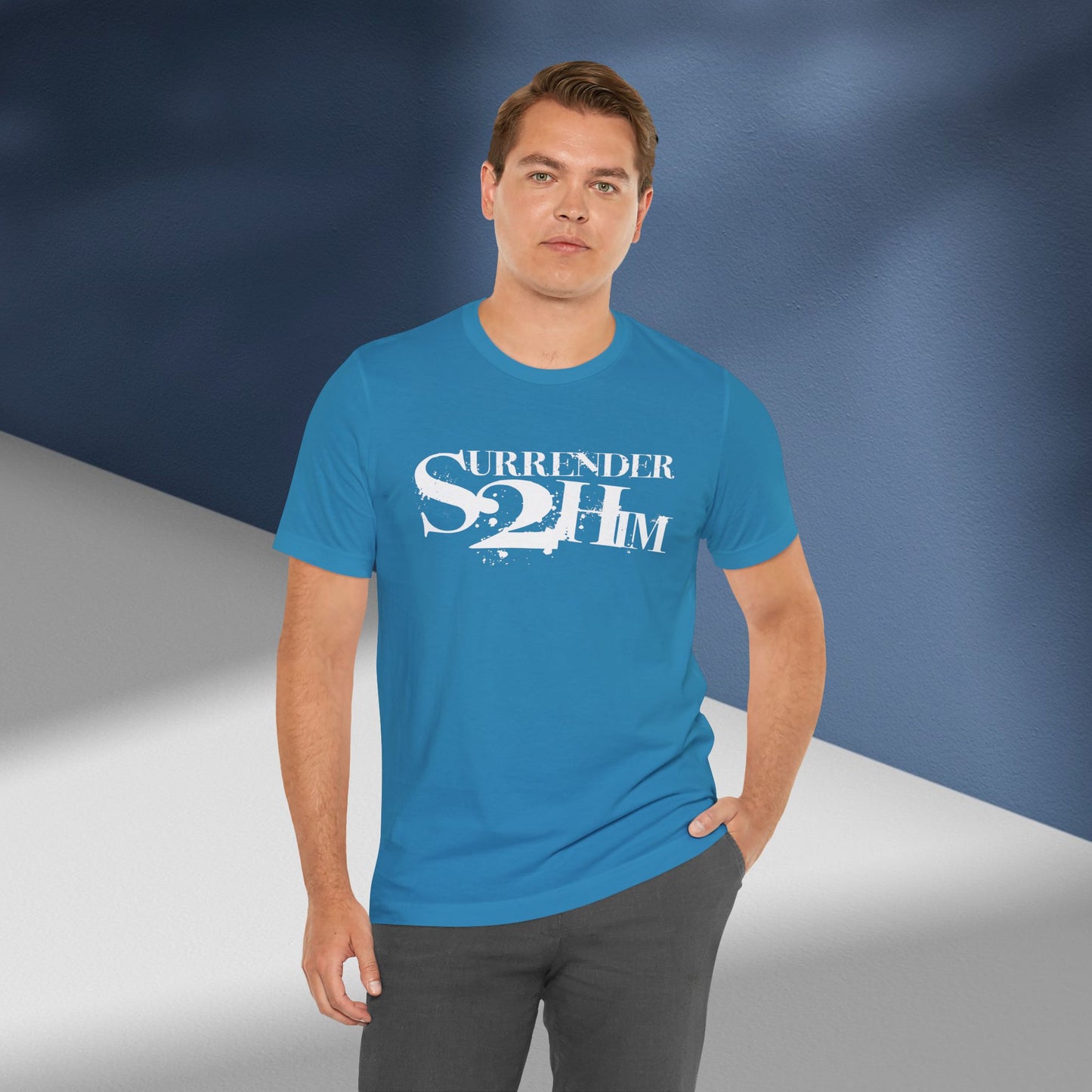 S2H Unisex B Tee with White Logo