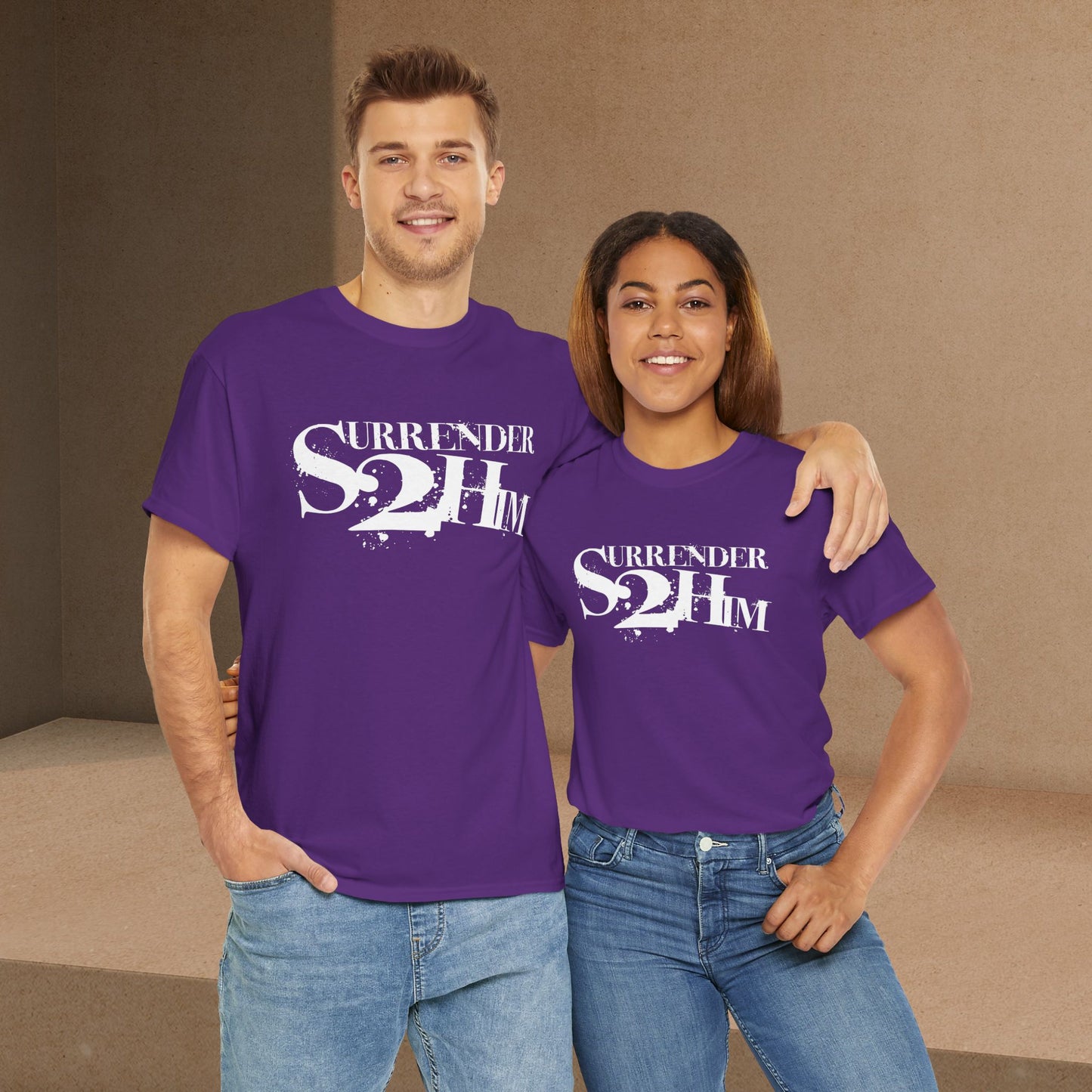 S2H Unisex G Tee with White Logo