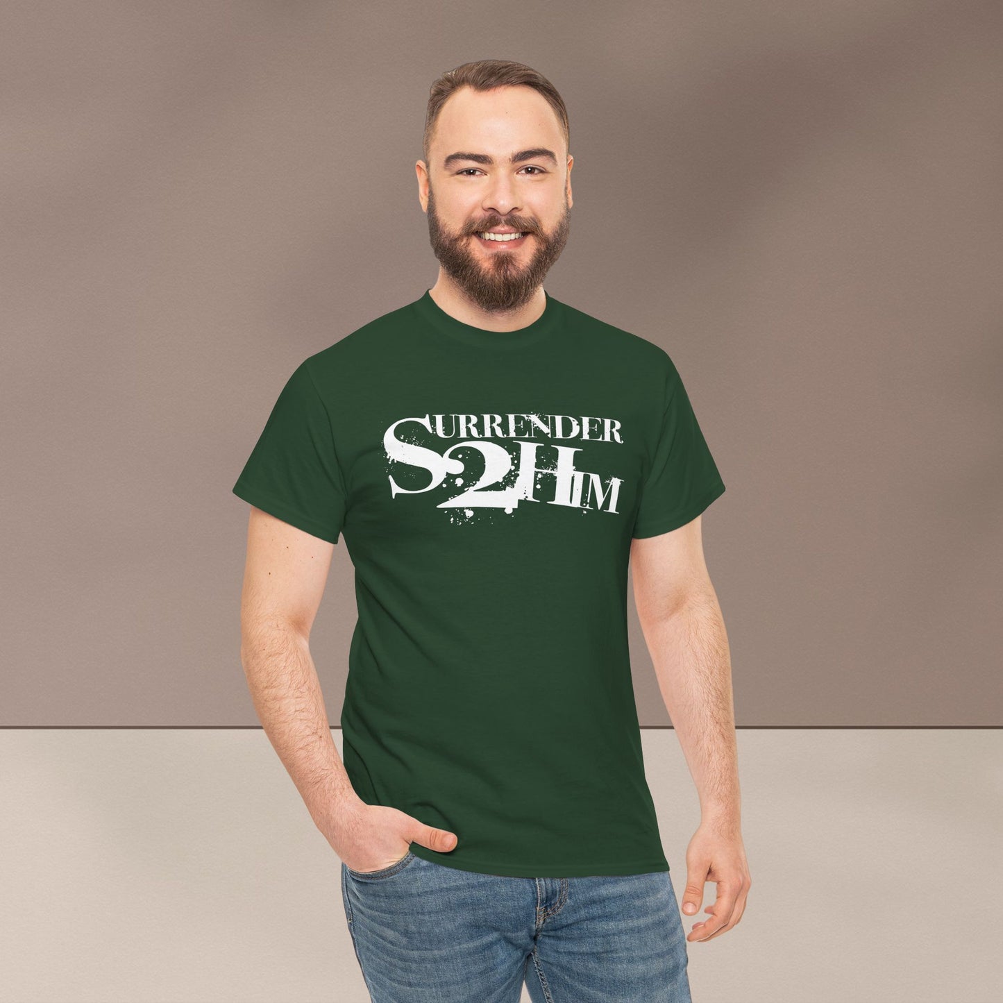 S2H Unisex G Tee with White Logo