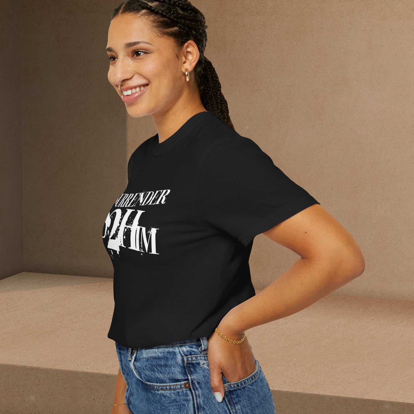 S2H Unisex C Tee with White Logo