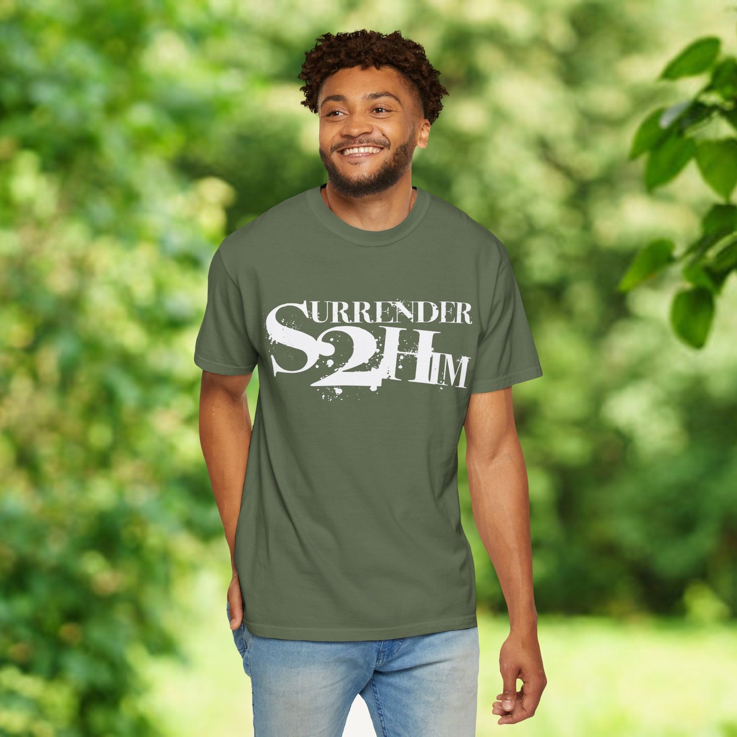 S2H Unisex C Tee with White Logo