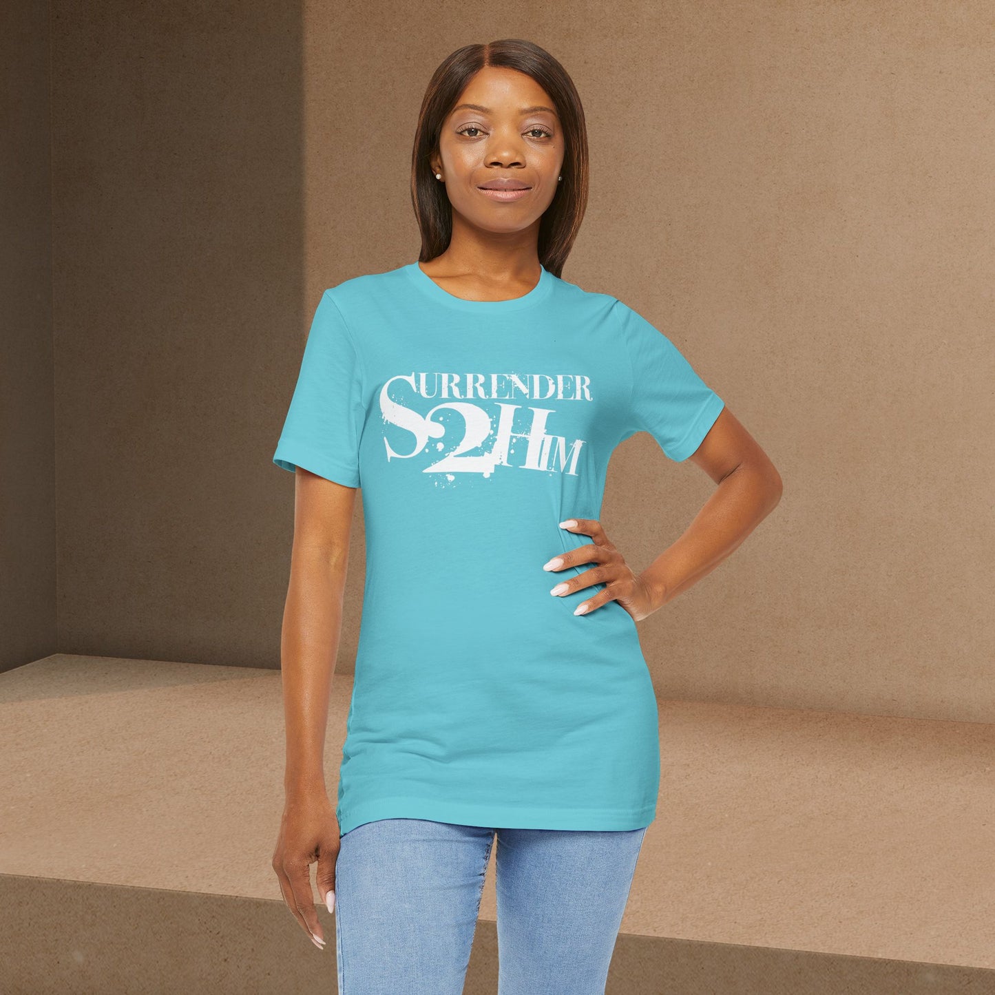 S2H Unisex B Tee with White Logo