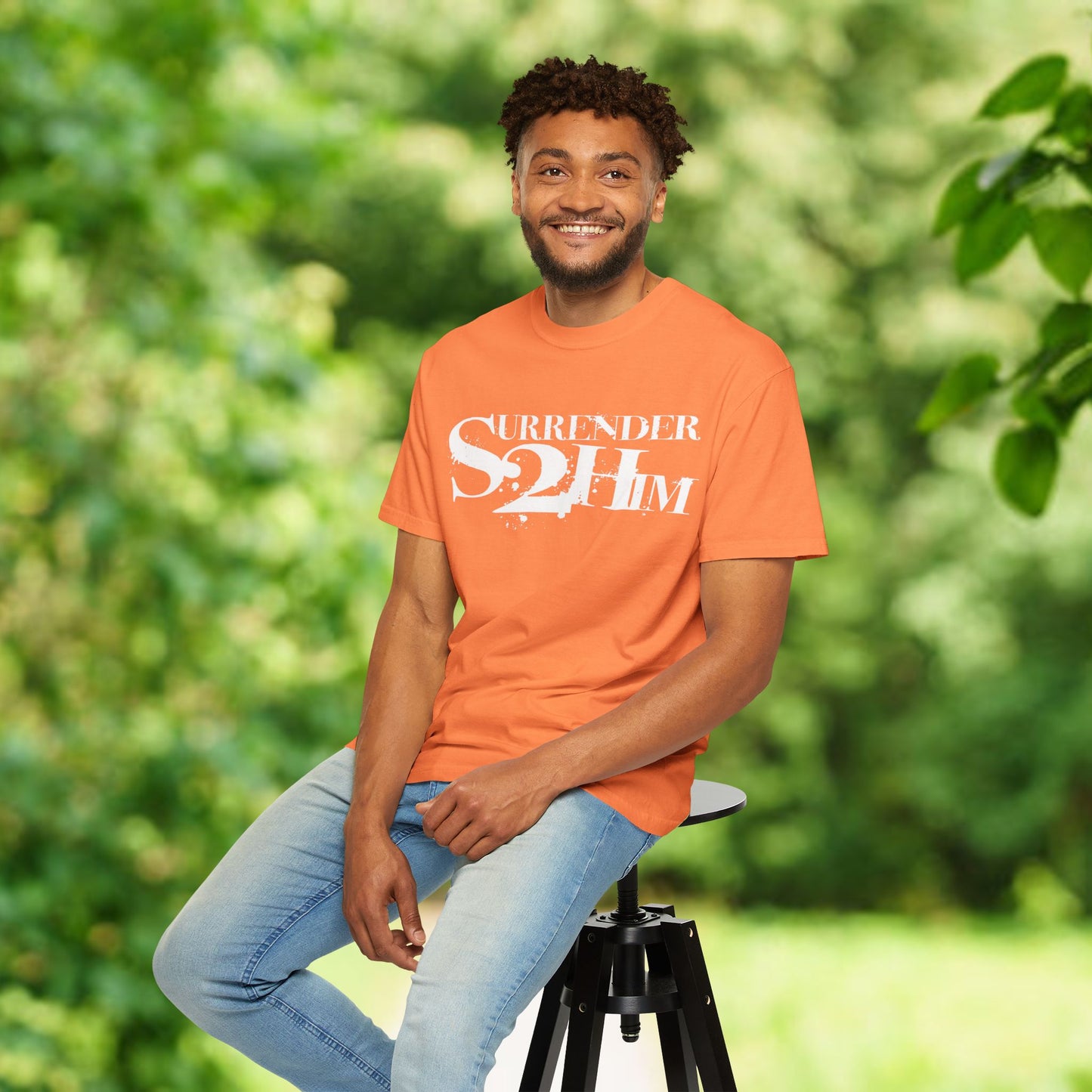 S2H Unisex C Tee with White Logo