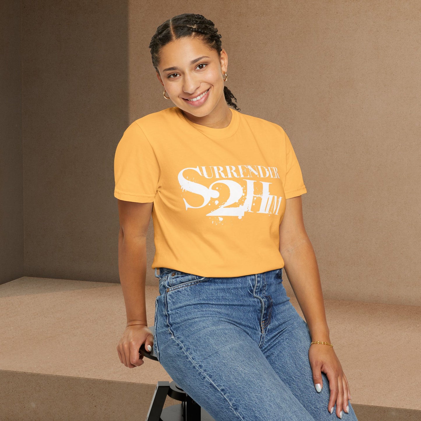 S2H Unisex C Tee with White Logo