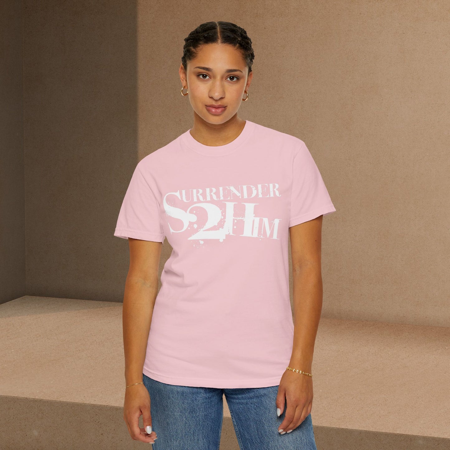 S2H Unisex C Tee with White Logo