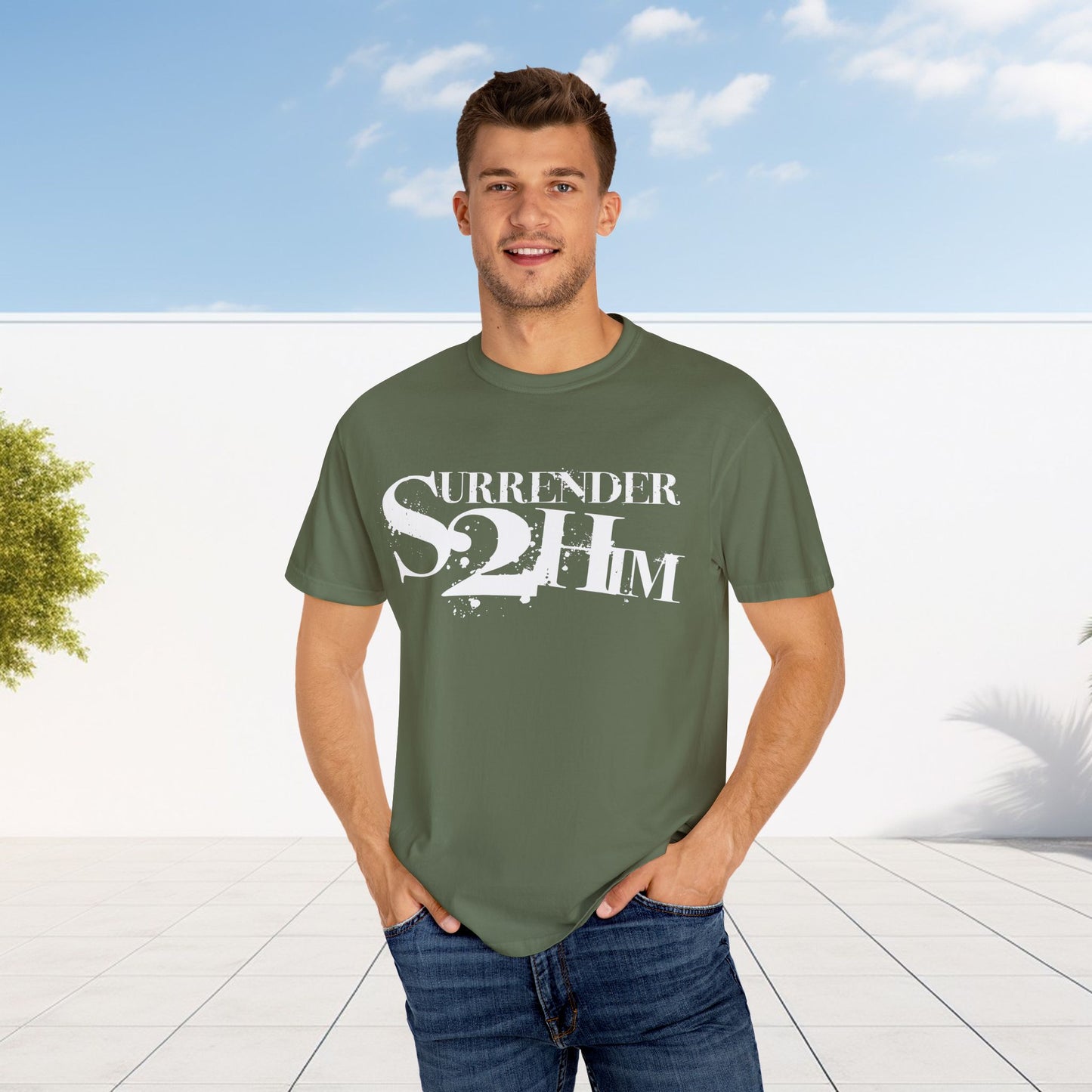 S2H Unisex C Tee with White Logo
