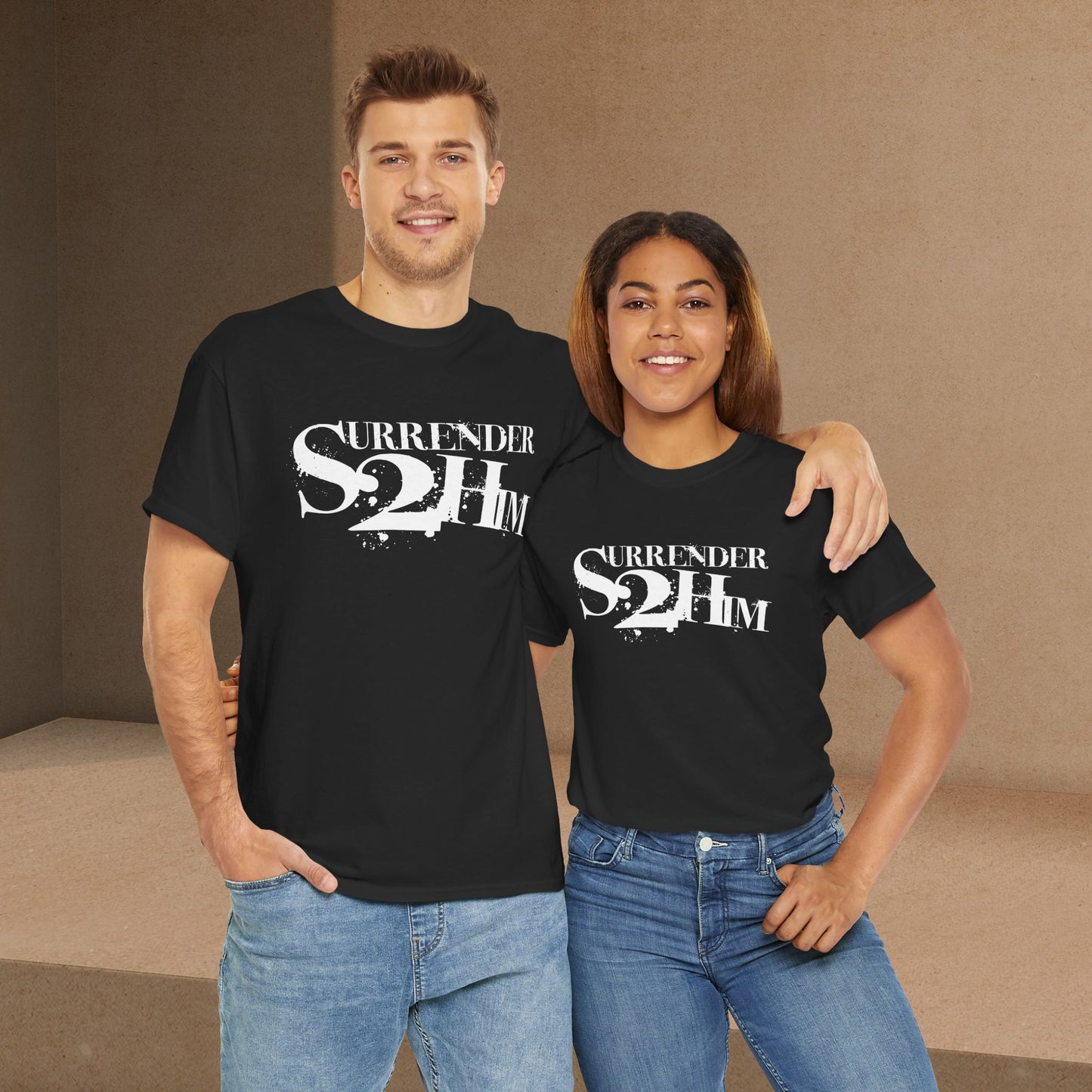 S2H Unisex G Tee with White Logo