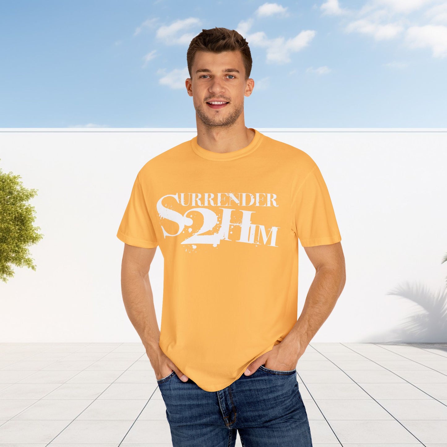 S2H Unisex C Tee with White Logo