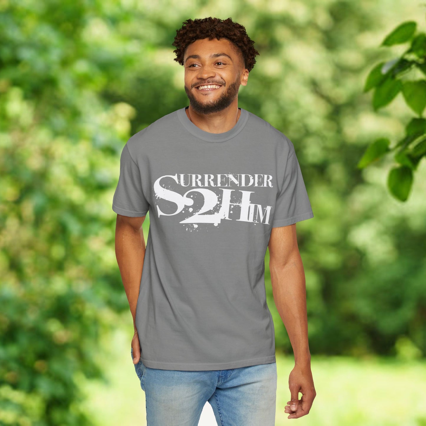 S2H Unisex C Tee with White Logo