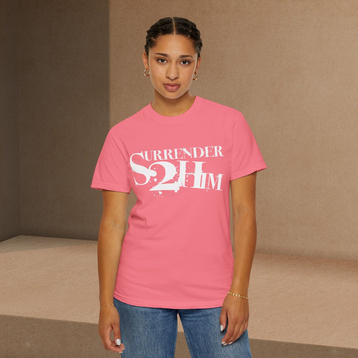 S2H Unisex C Tee with White Logo