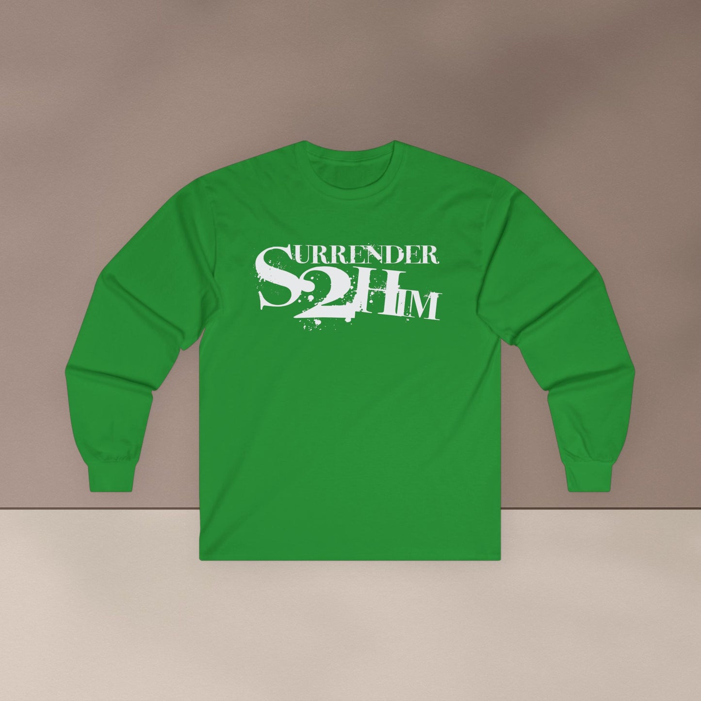 S2H Unisex Long Sleeve Tee with White Logo