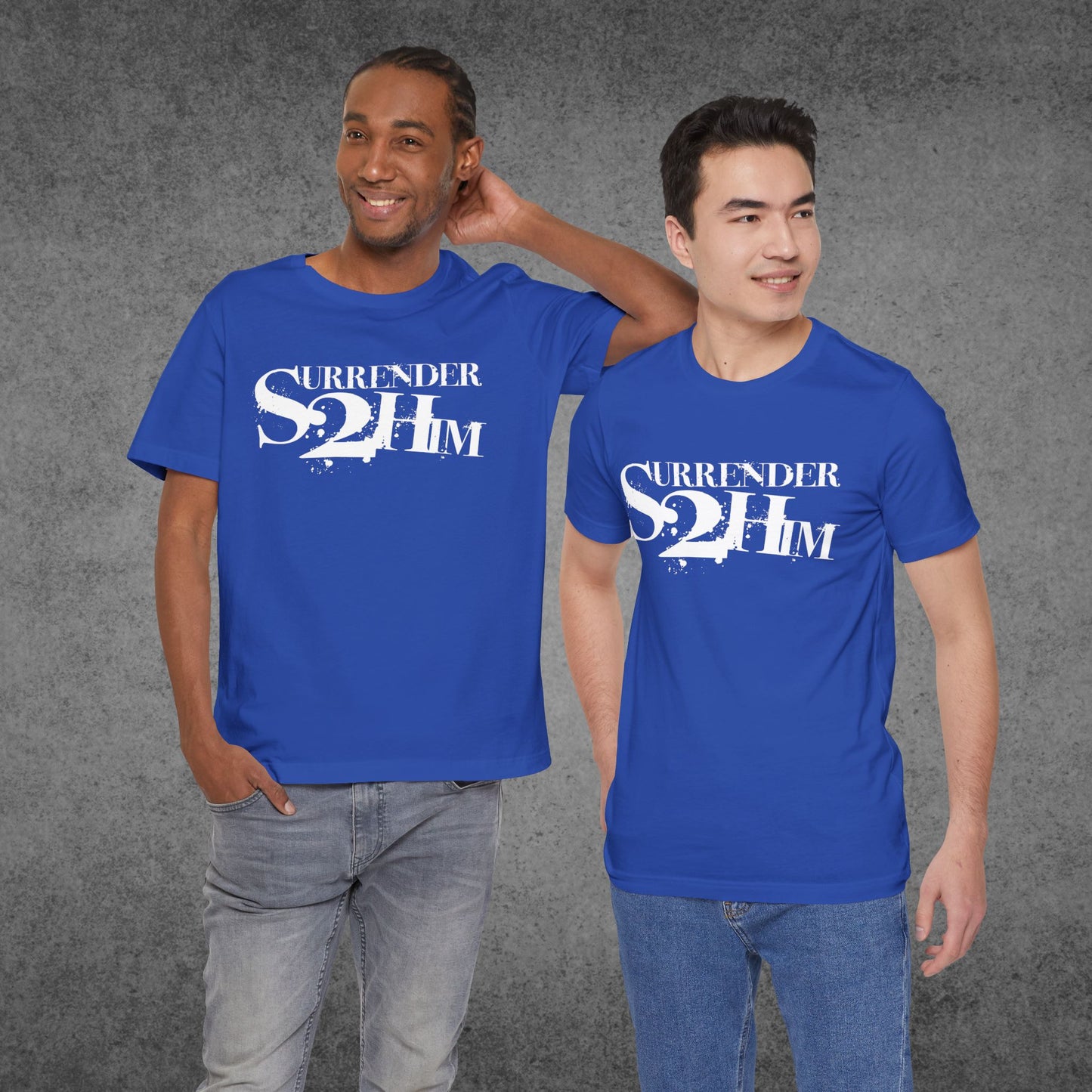 S2H Unisex B Tee with White Logo