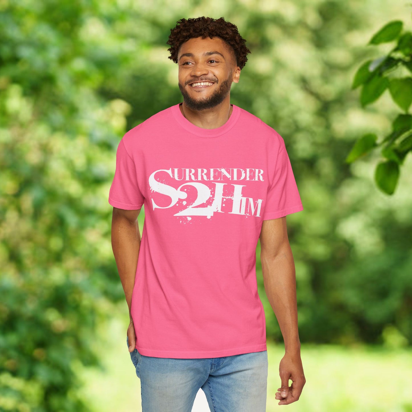 S2H Unisex C Tee with White Logo