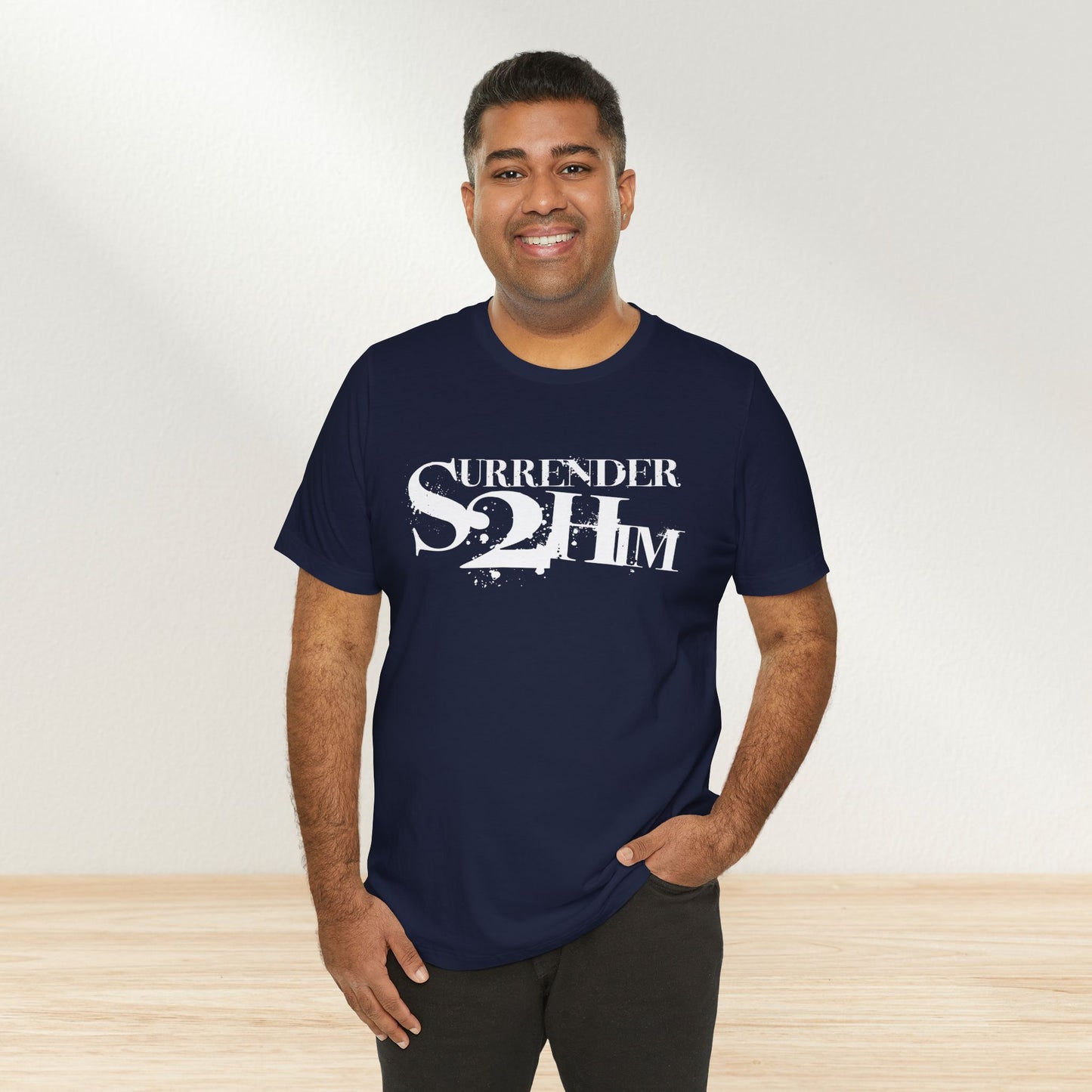 S2H Unisex B Tee with White Logo