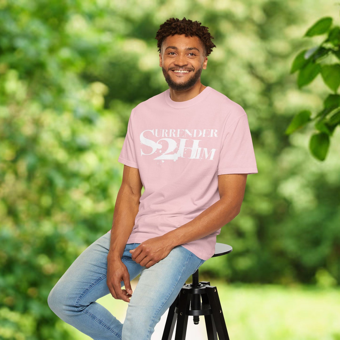 S2H Unisex C Tee with White Logo