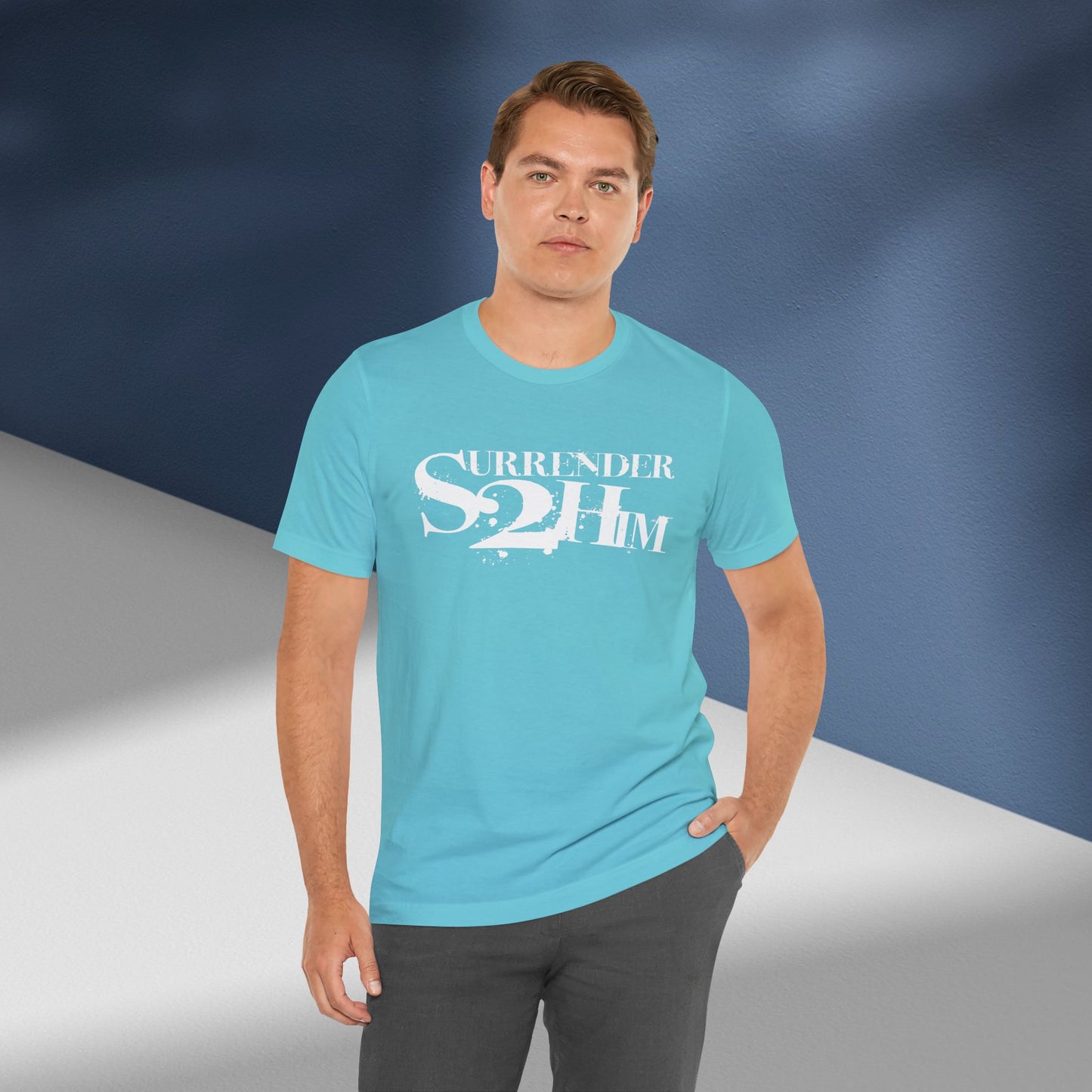 S2H Unisex B Tee with White Logo