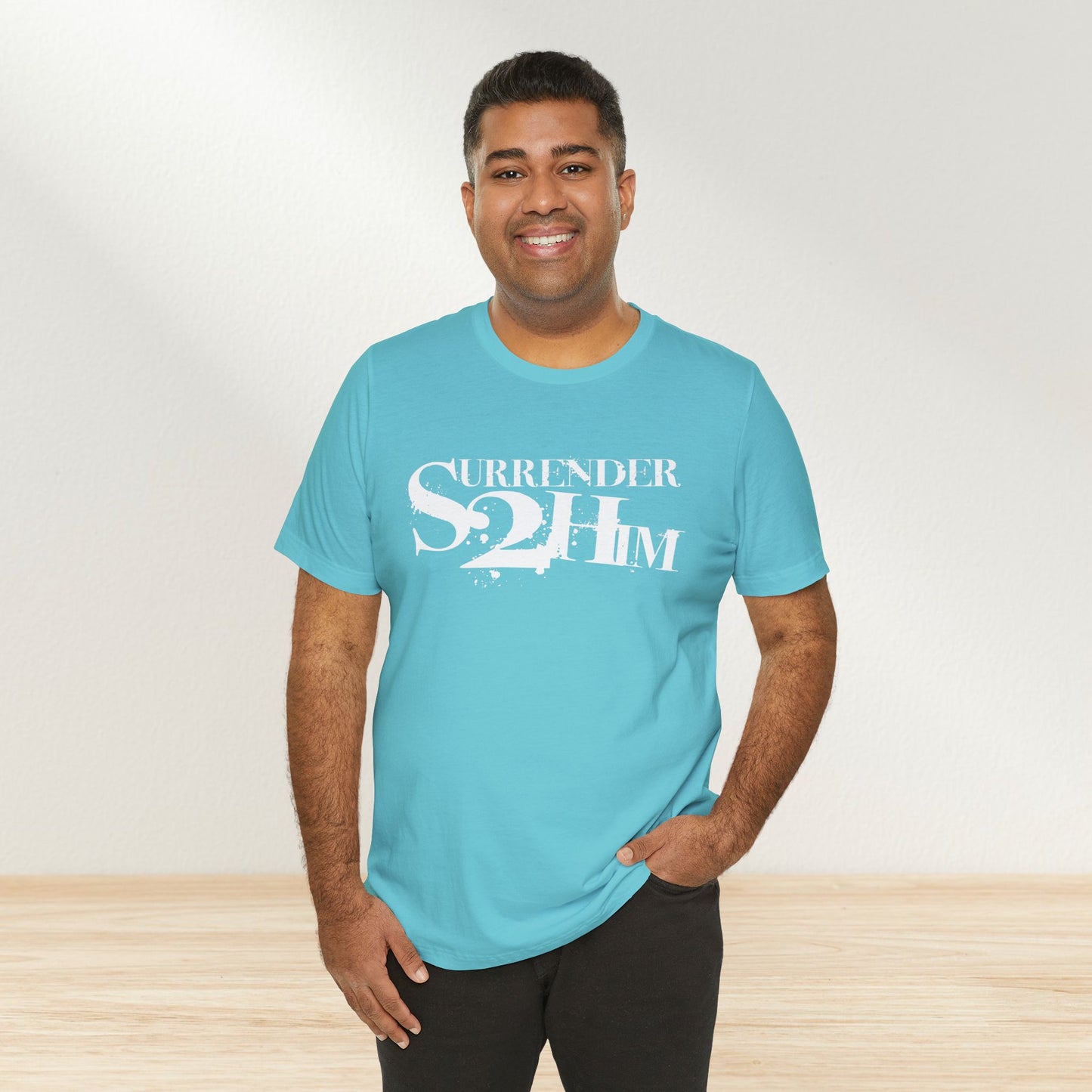 S2H Unisex B Tee with White Logo
