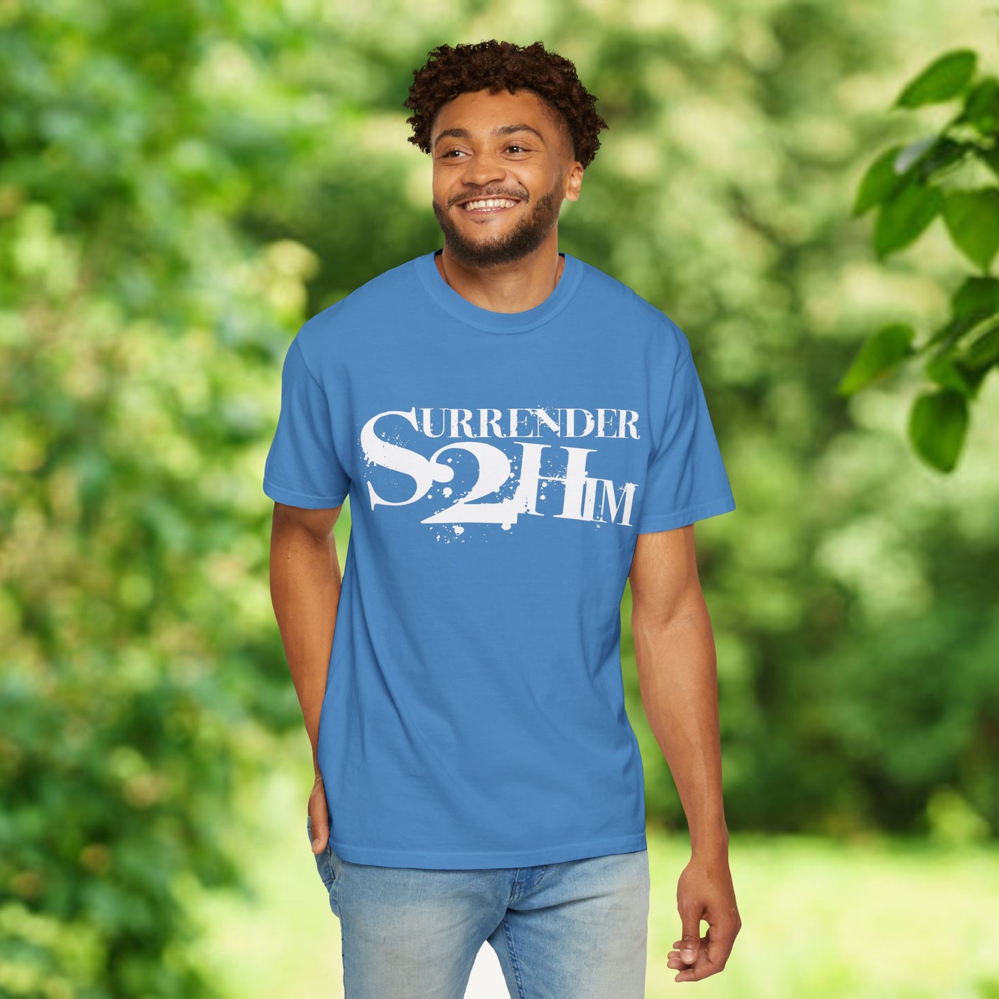 S2H Unisex C Tee with White Logo