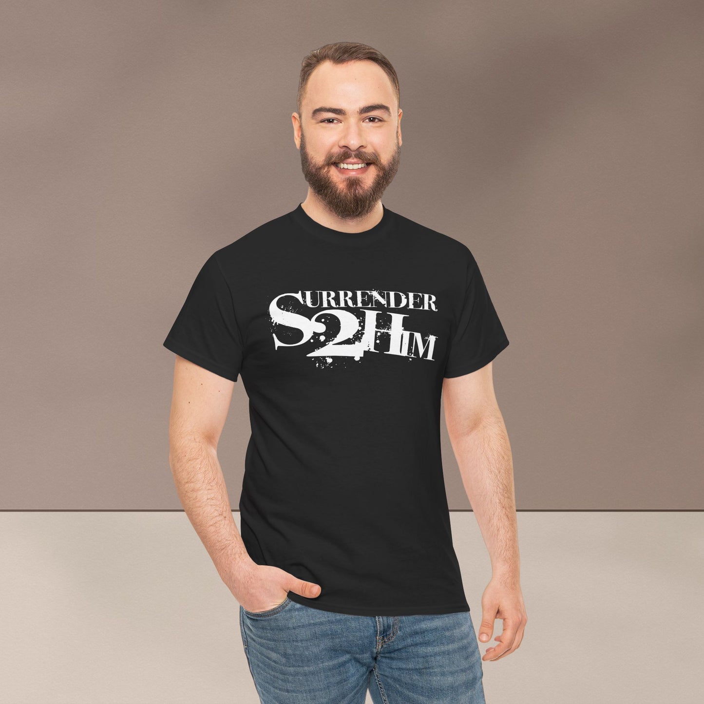 S2H Unisex G Tee with White Logo