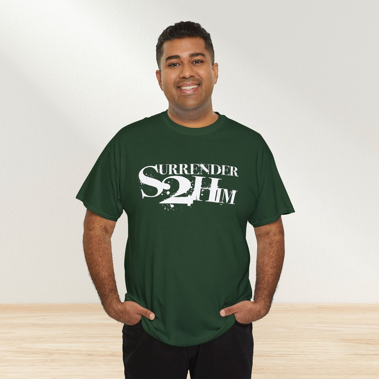 S2H Unisex G Tee with White Logo