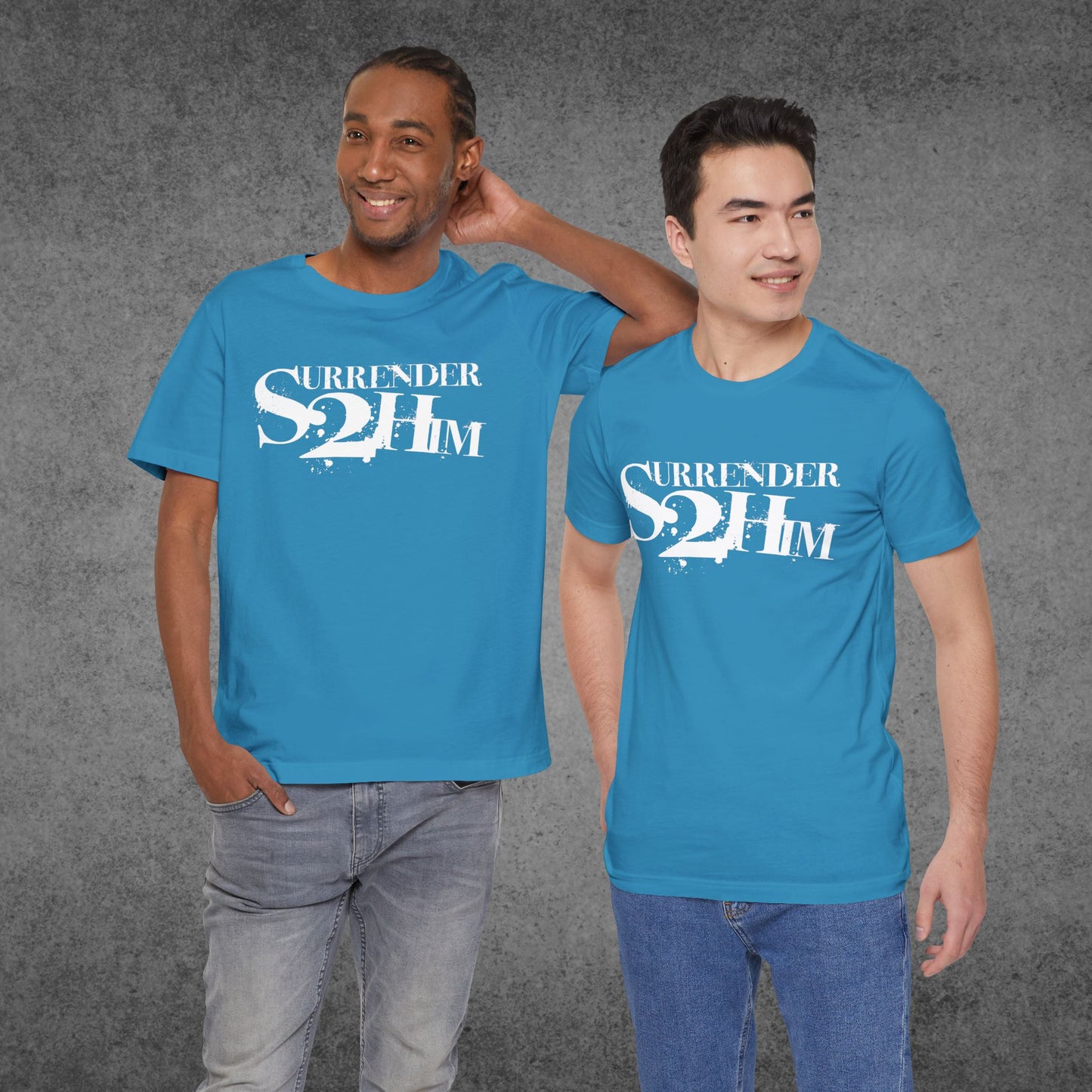 S2H Unisex B Tee with White Logo