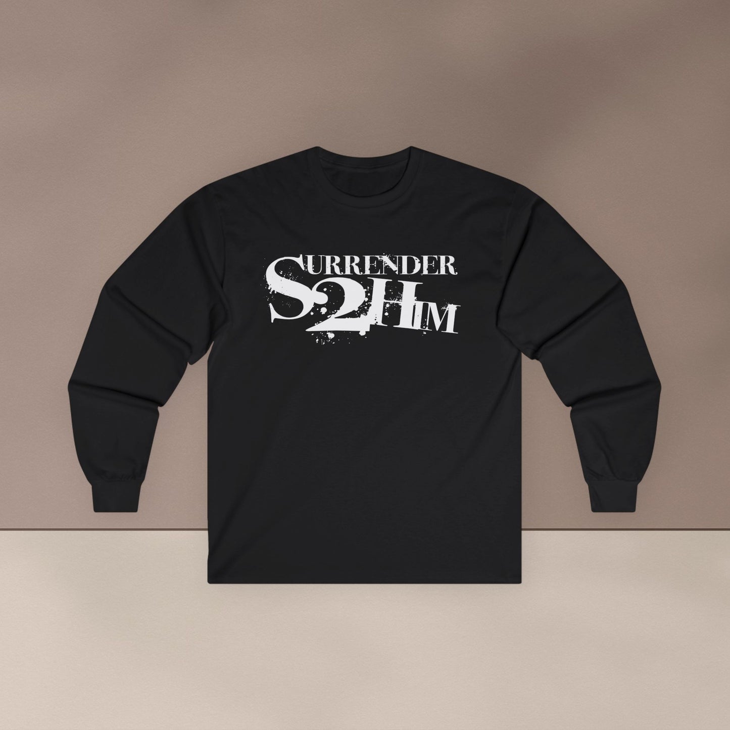 S2H Unisex Long Sleeve Tee with White Logo