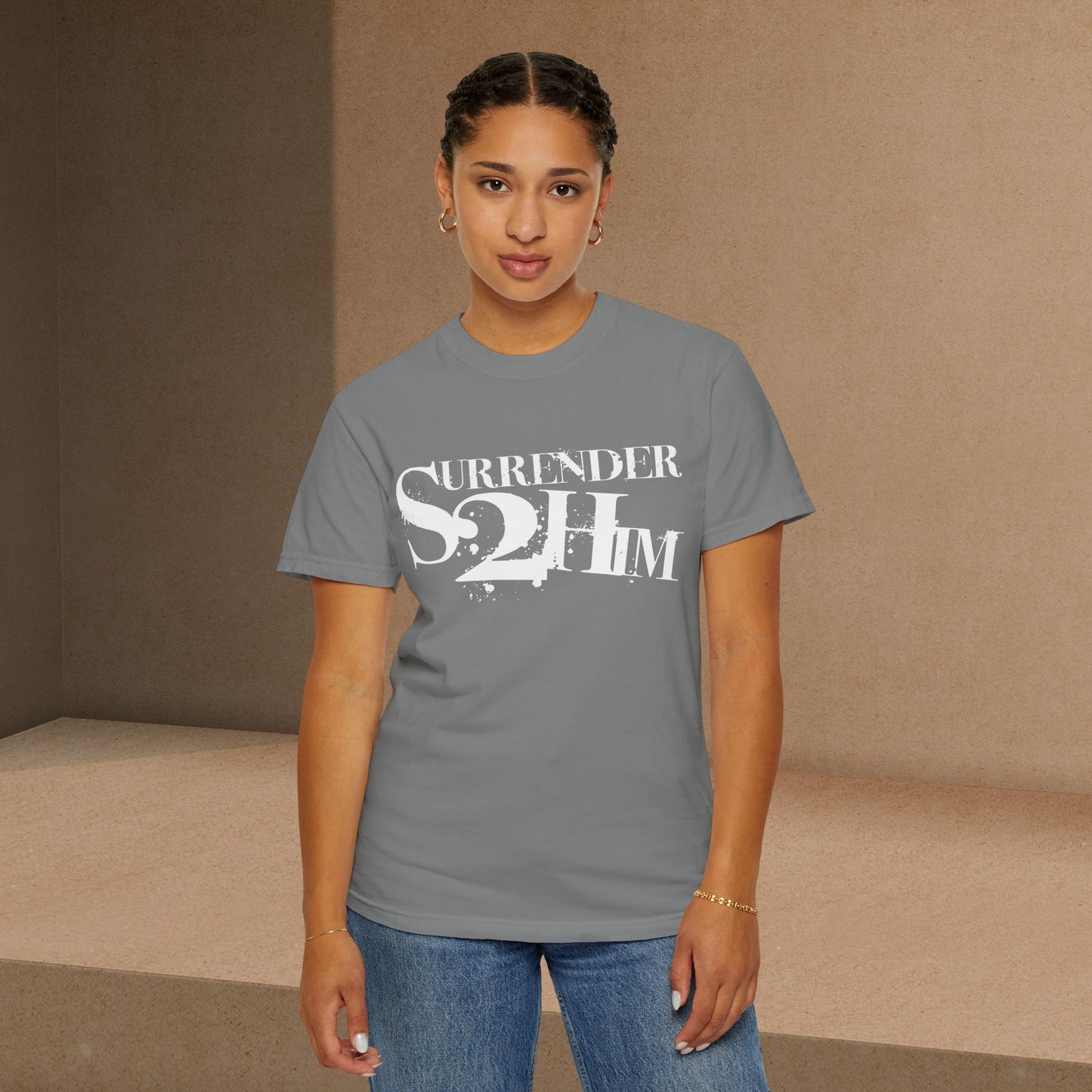 S2H Unisex C Tee with White Logo