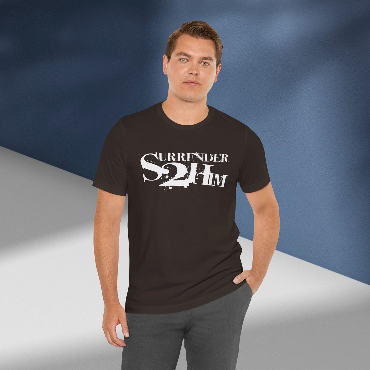 S2H Unisex B Tee with White Logo
