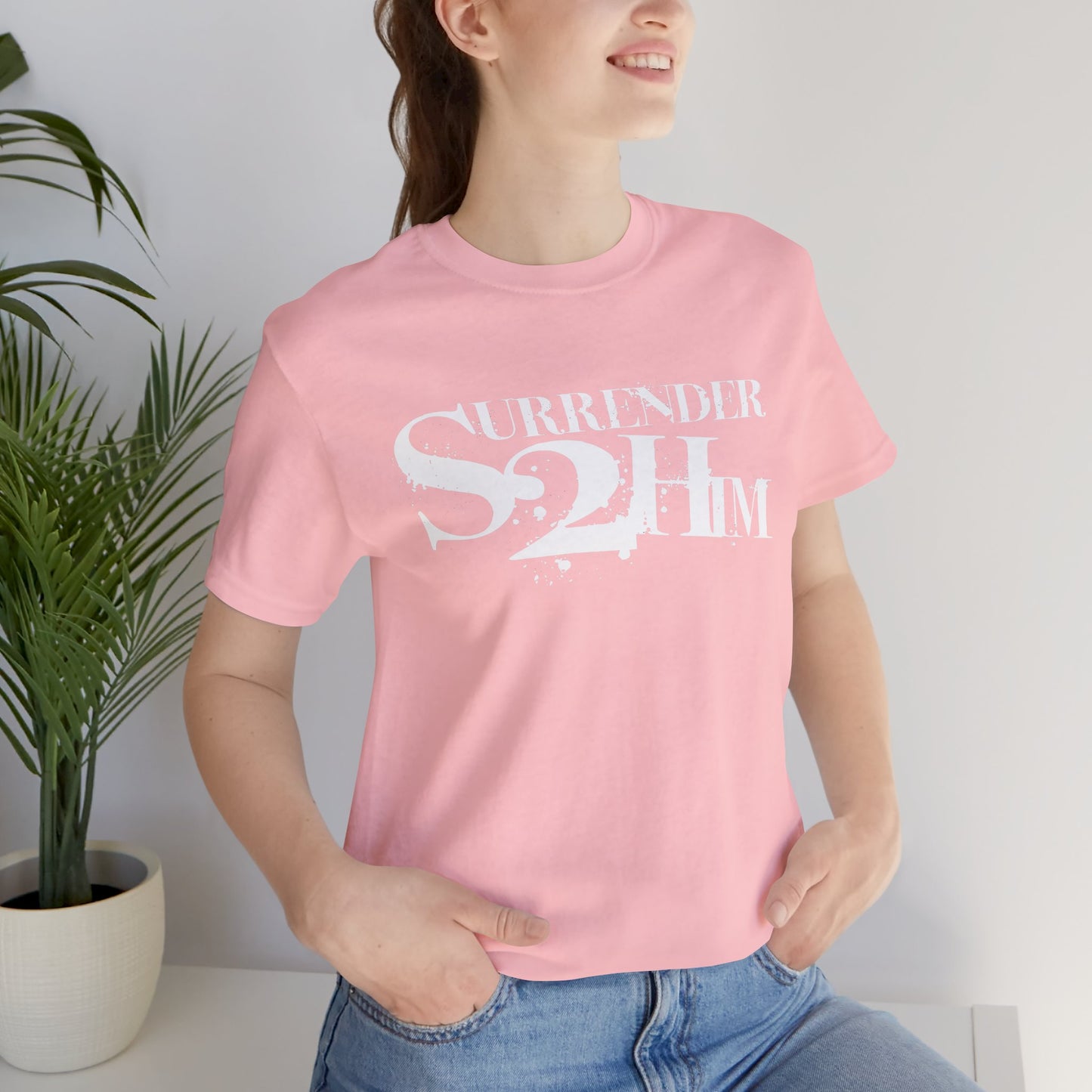 S2H Unisex B Tee with White Logo