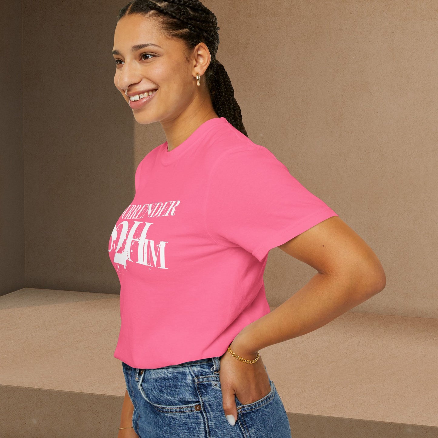S2H Unisex C Tee with White Logo
