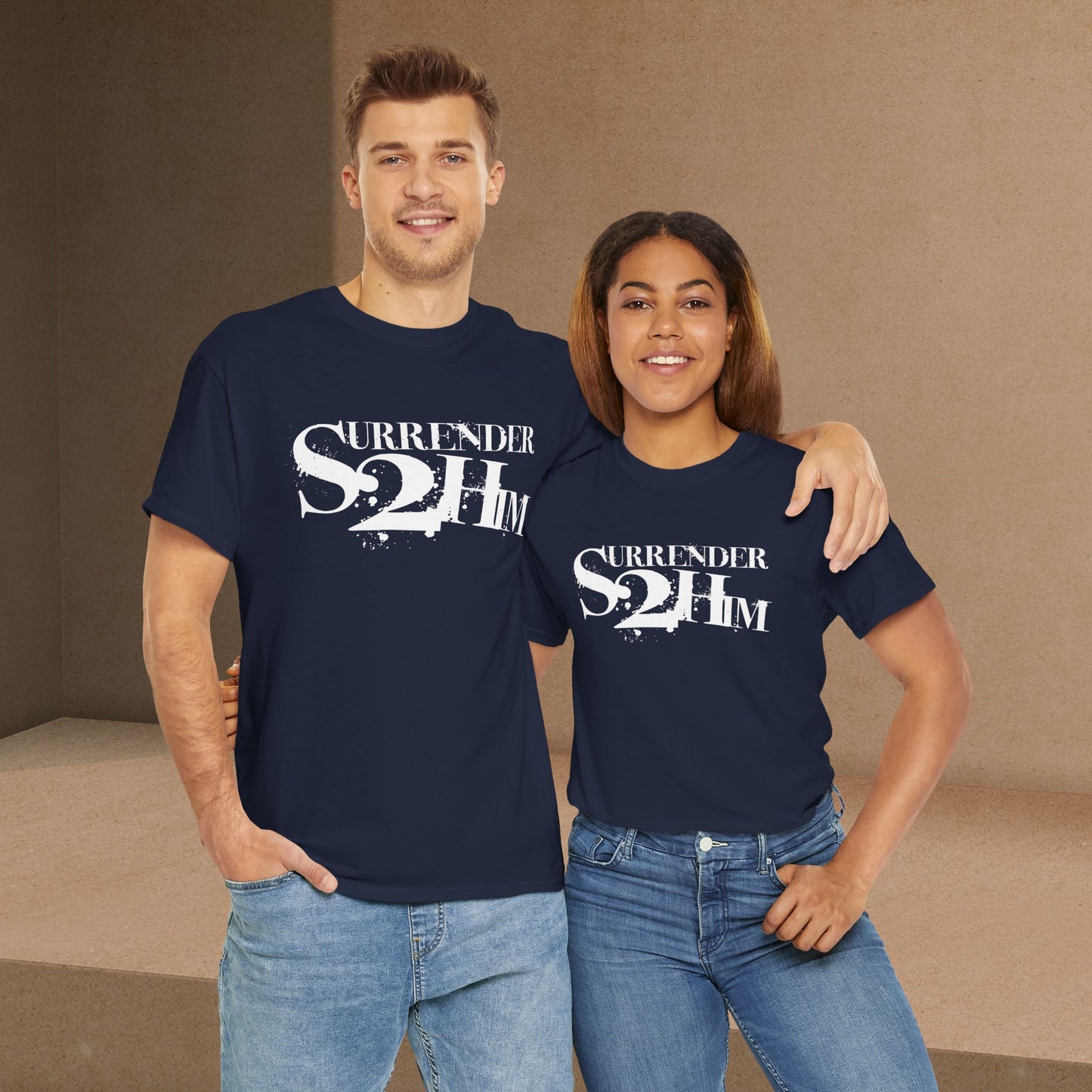 S2H Unisex G Tee with White Logo