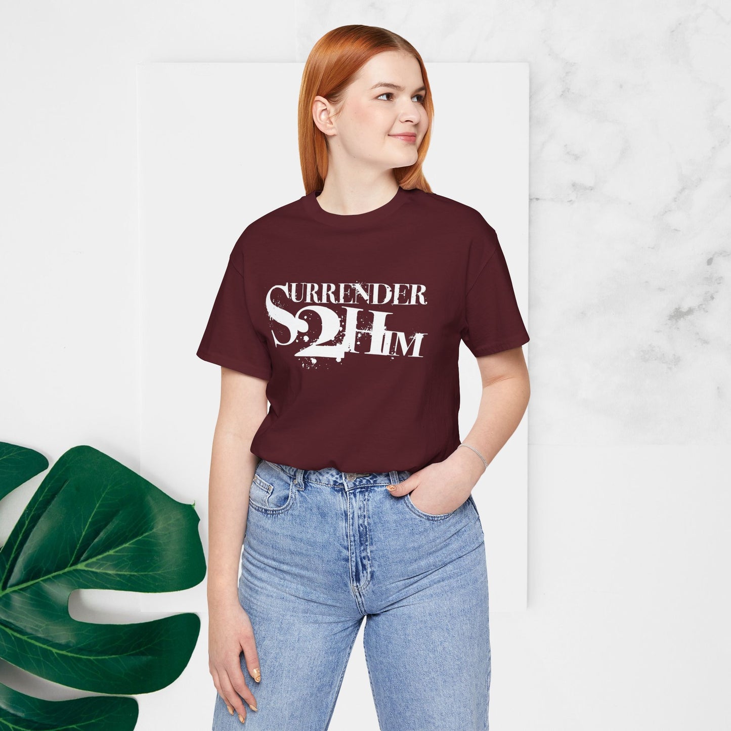 S2H Unisex B Tee with White Logo
