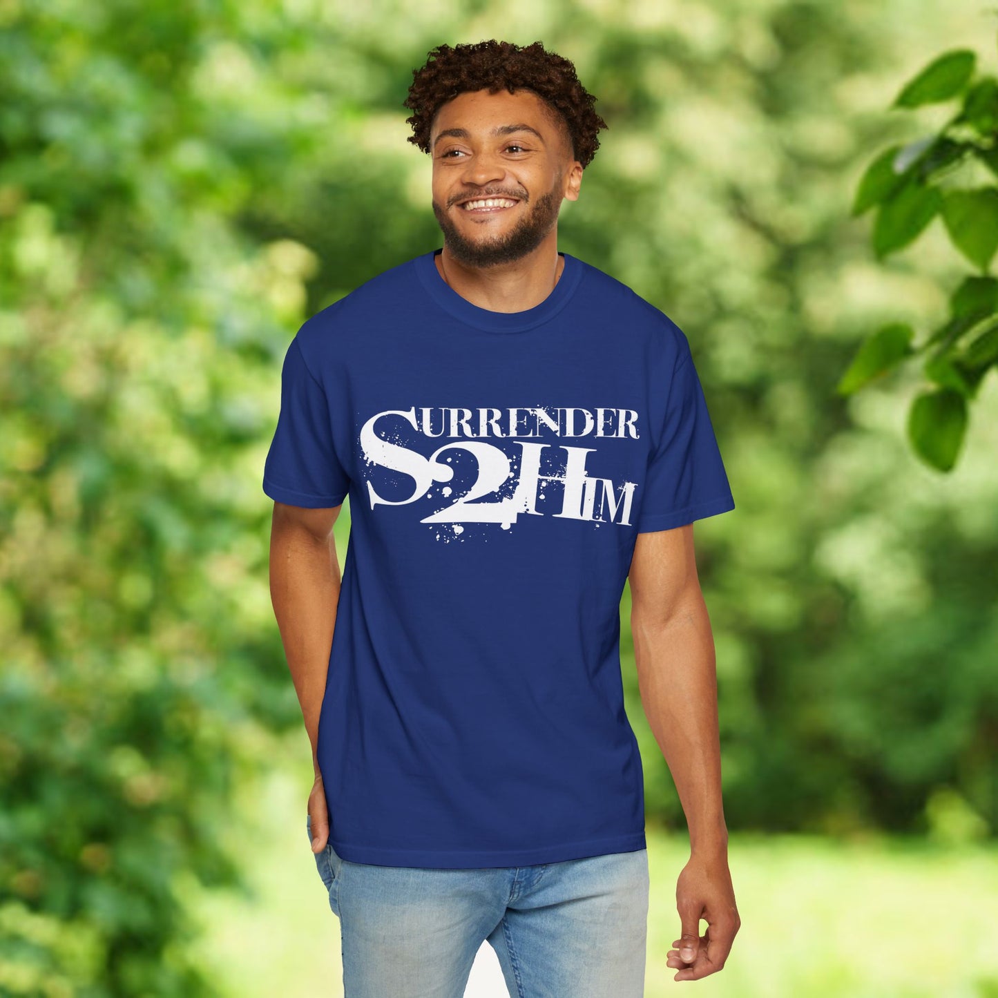 S2H Unisex C Tee with White Logo