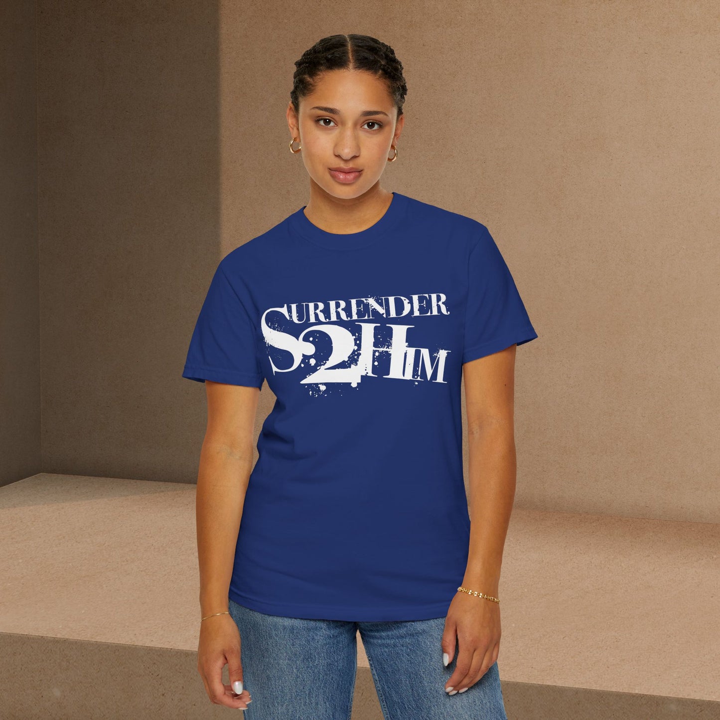 S2H Unisex C Tee with White Logo