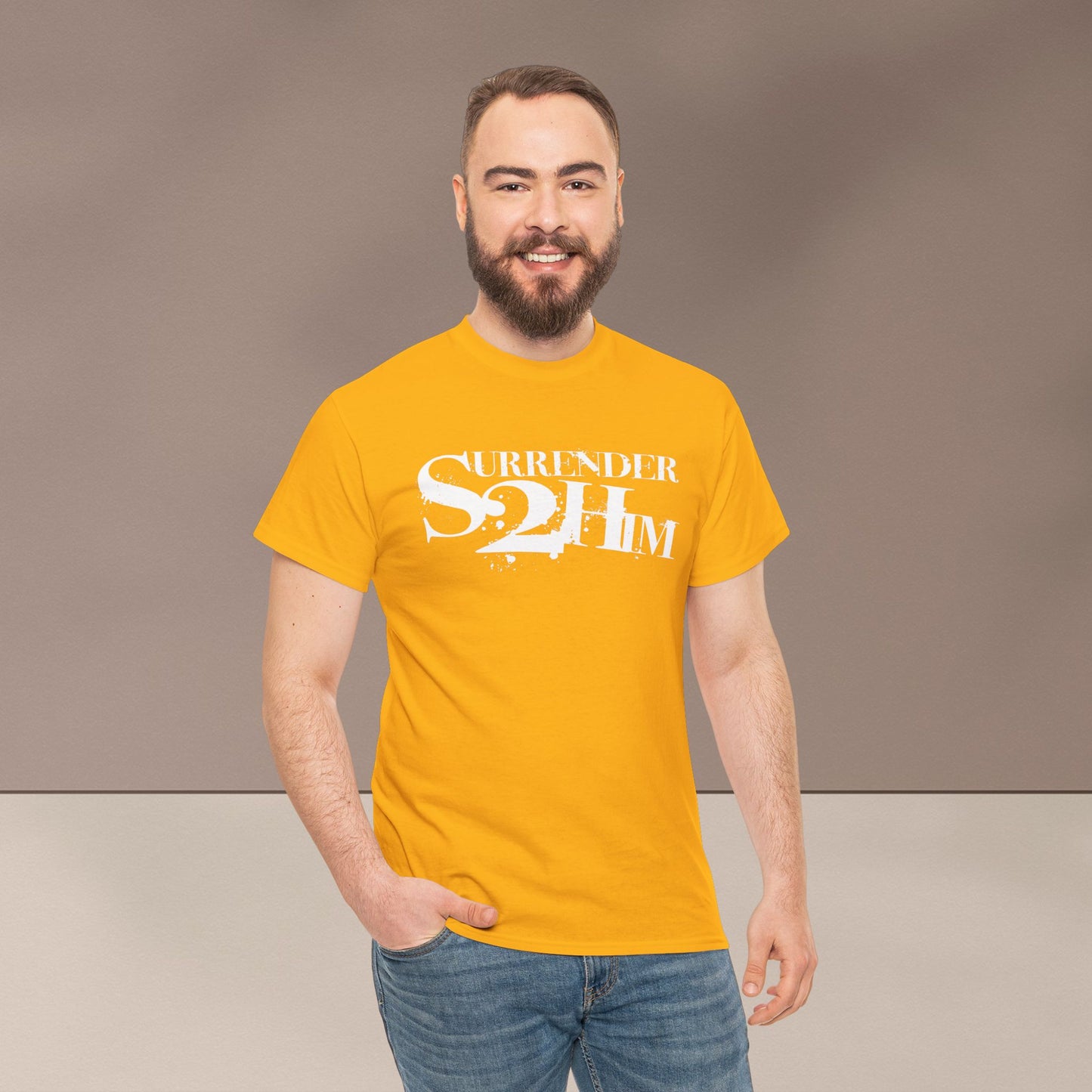 S2H Unisex G Tee with White Logo