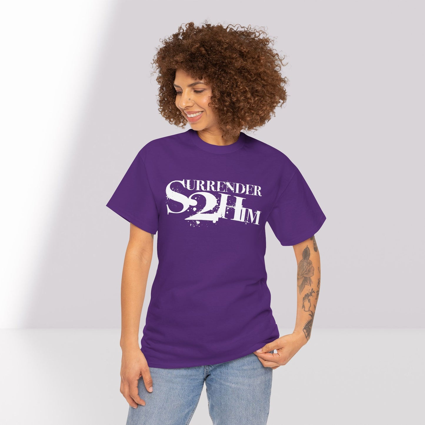 S2H Unisex G Tee with White Logo