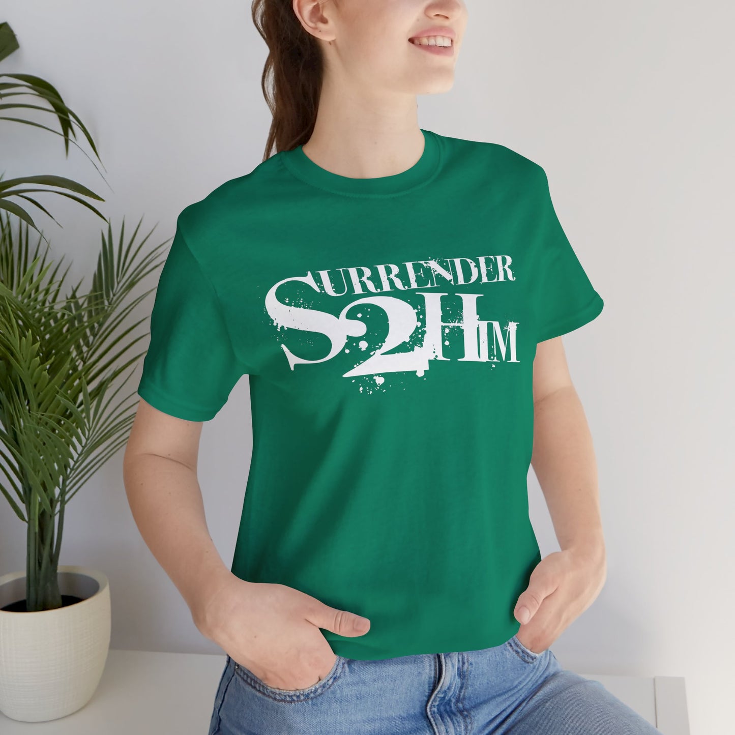 S2H Unisex B Tee with White Logo