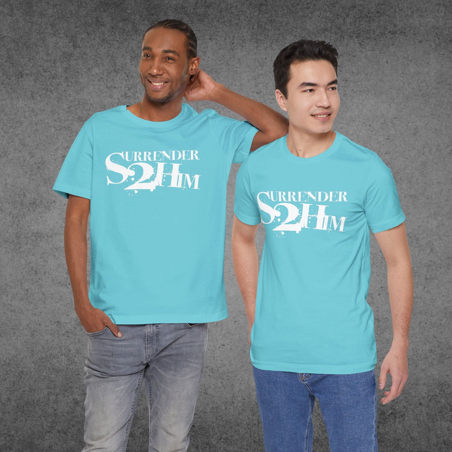 S2H Unisex B Tee with White Logo