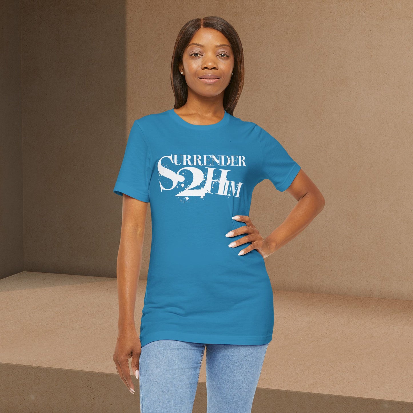 S2H Unisex B Tee with White Logo