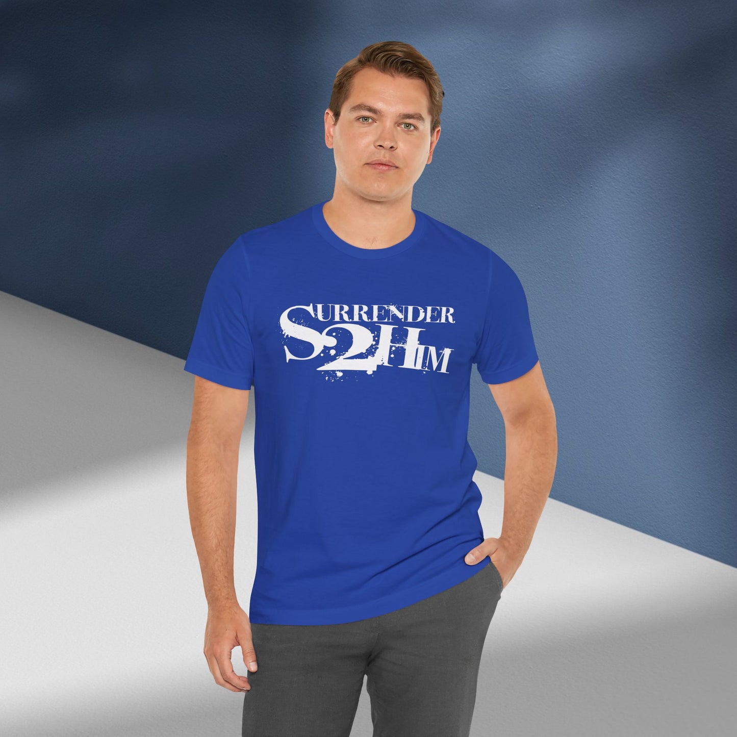 S2H Unisex B Tee with White Logo