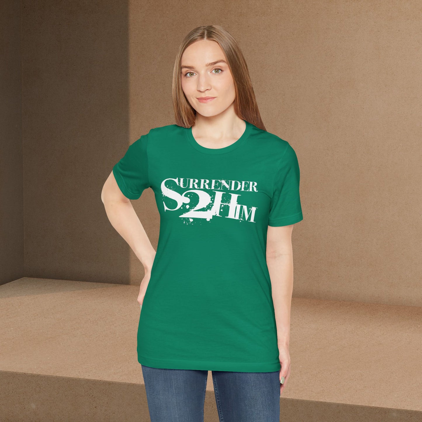 S2H Unisex B Tee with White Logo