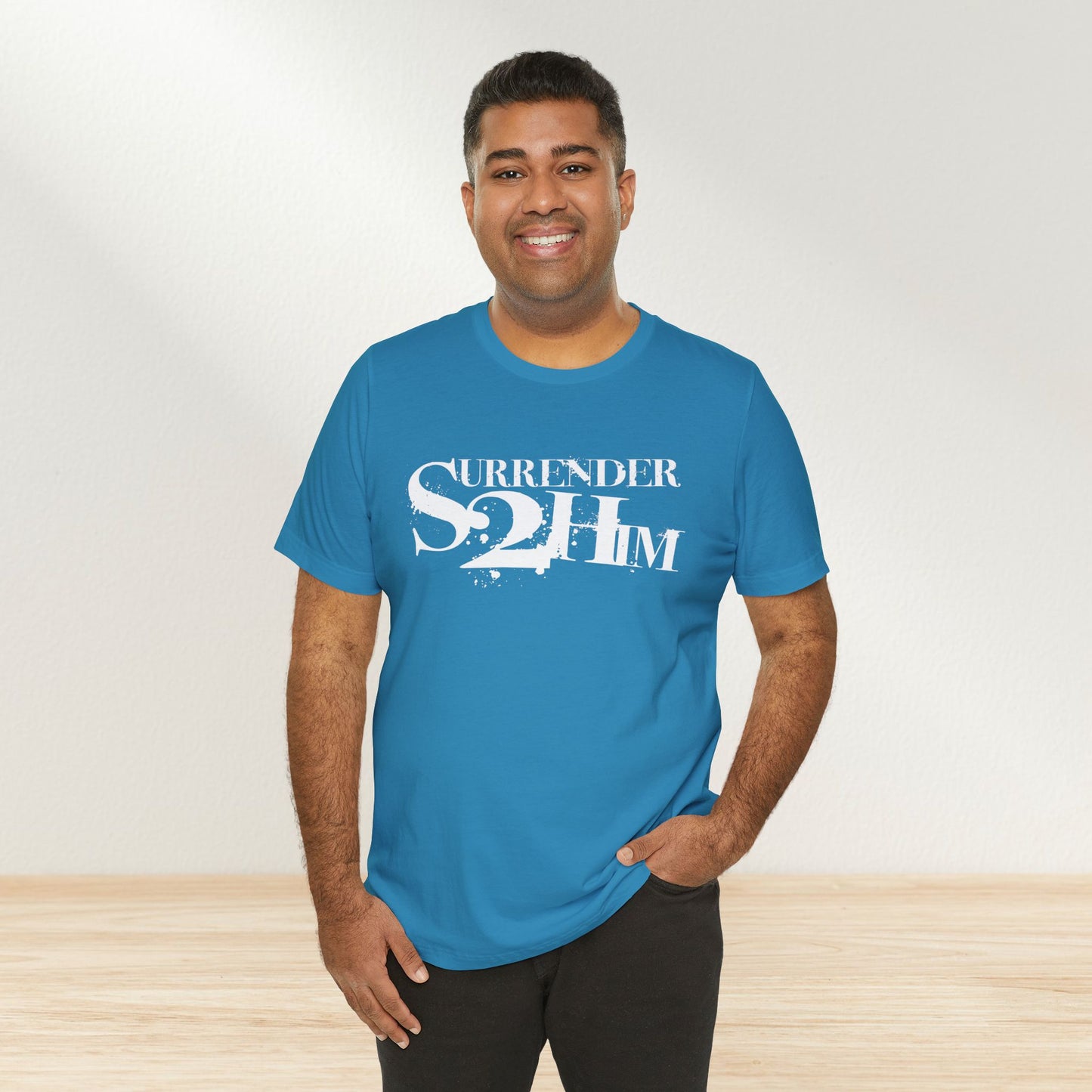 S2H Unisex B Tee with White Logo
