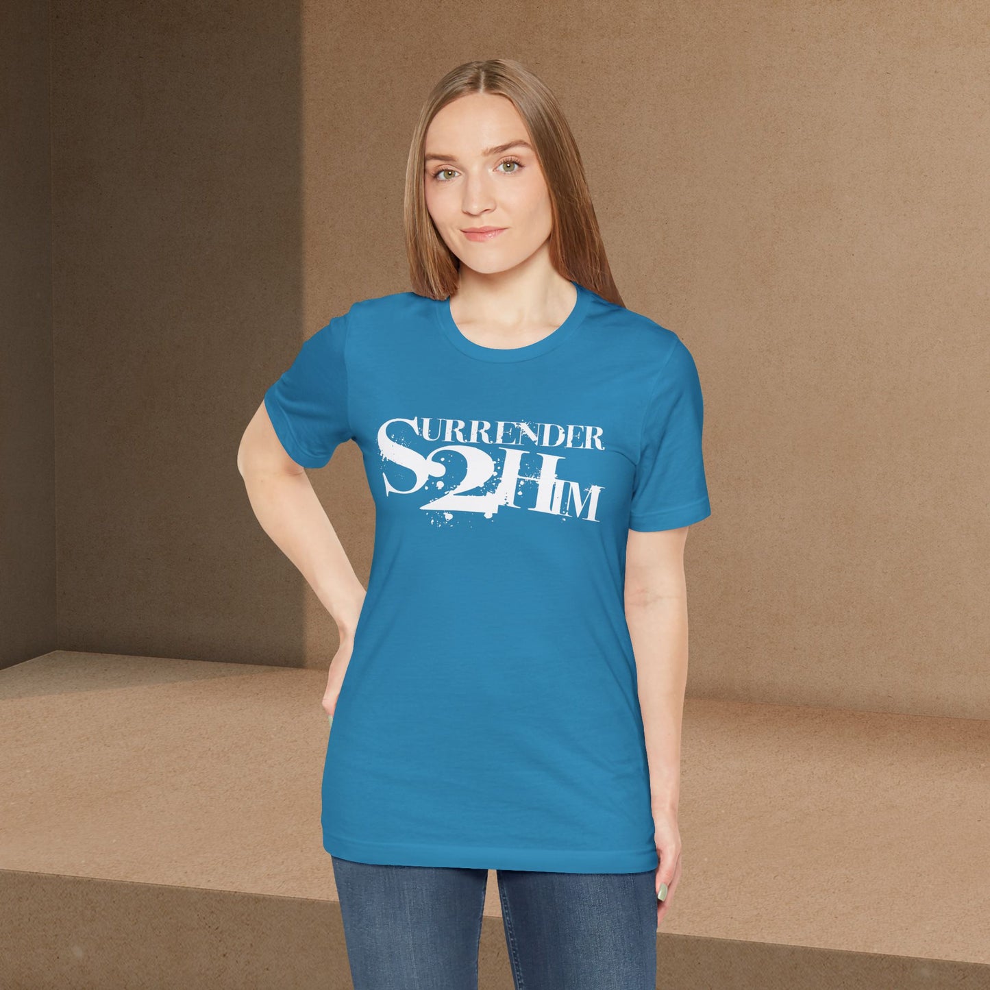 S2H Unisex B Tee with White Logo