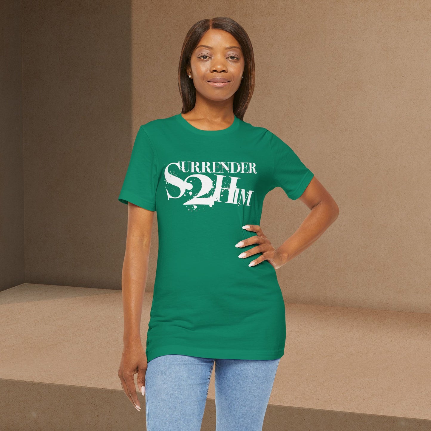 S2H Unisex B Tee with White Logo