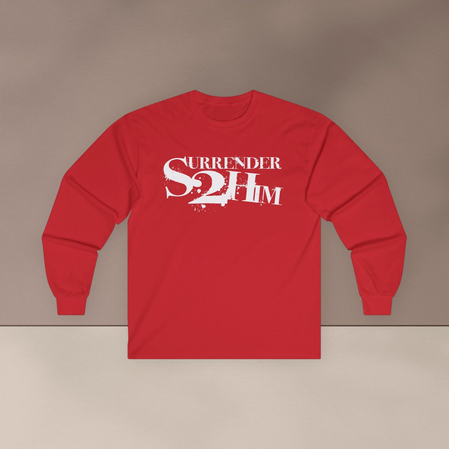 S2H Unisex Long Sleeve Tee with White Logo