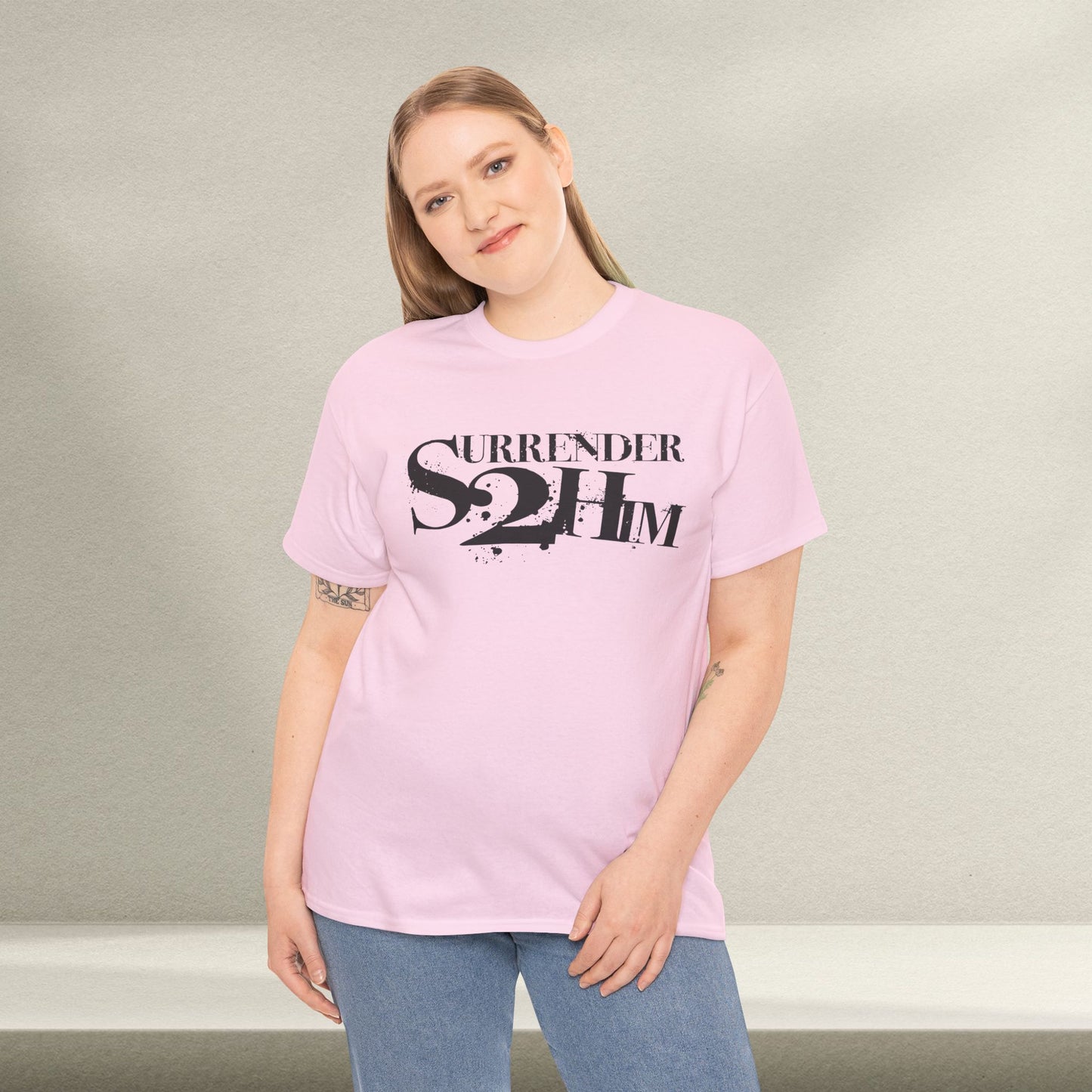 S2H Unisex G Tee with Black Logo
