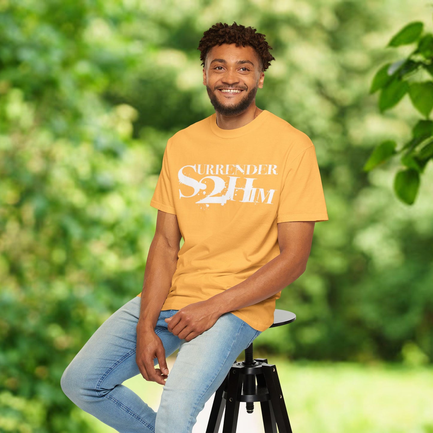S2H Unisex C Tee with White Logo