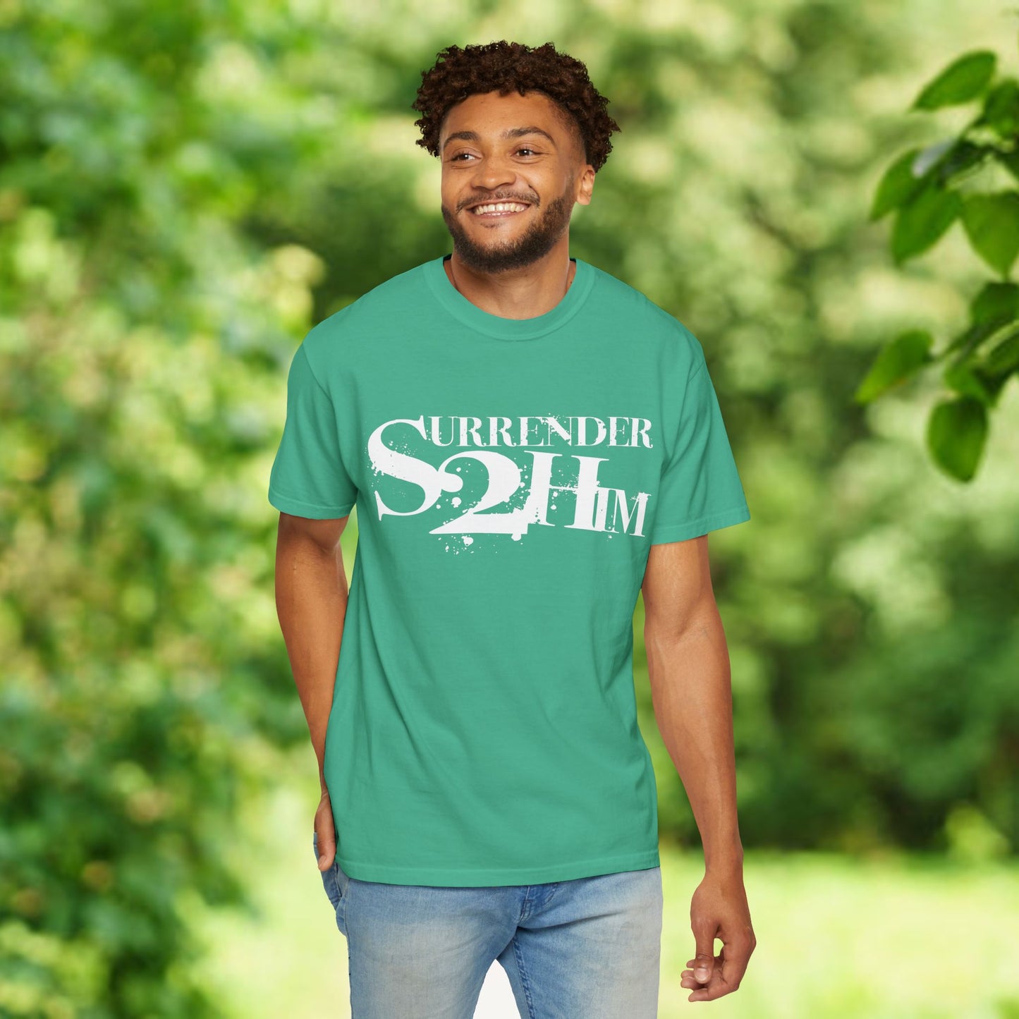S2H Unisex C Tee with White Logo
