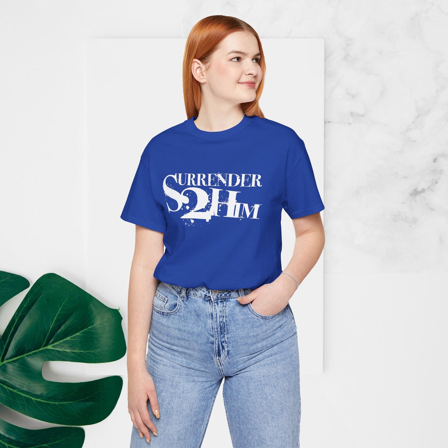 S2H Unisex B Tee with White Logo